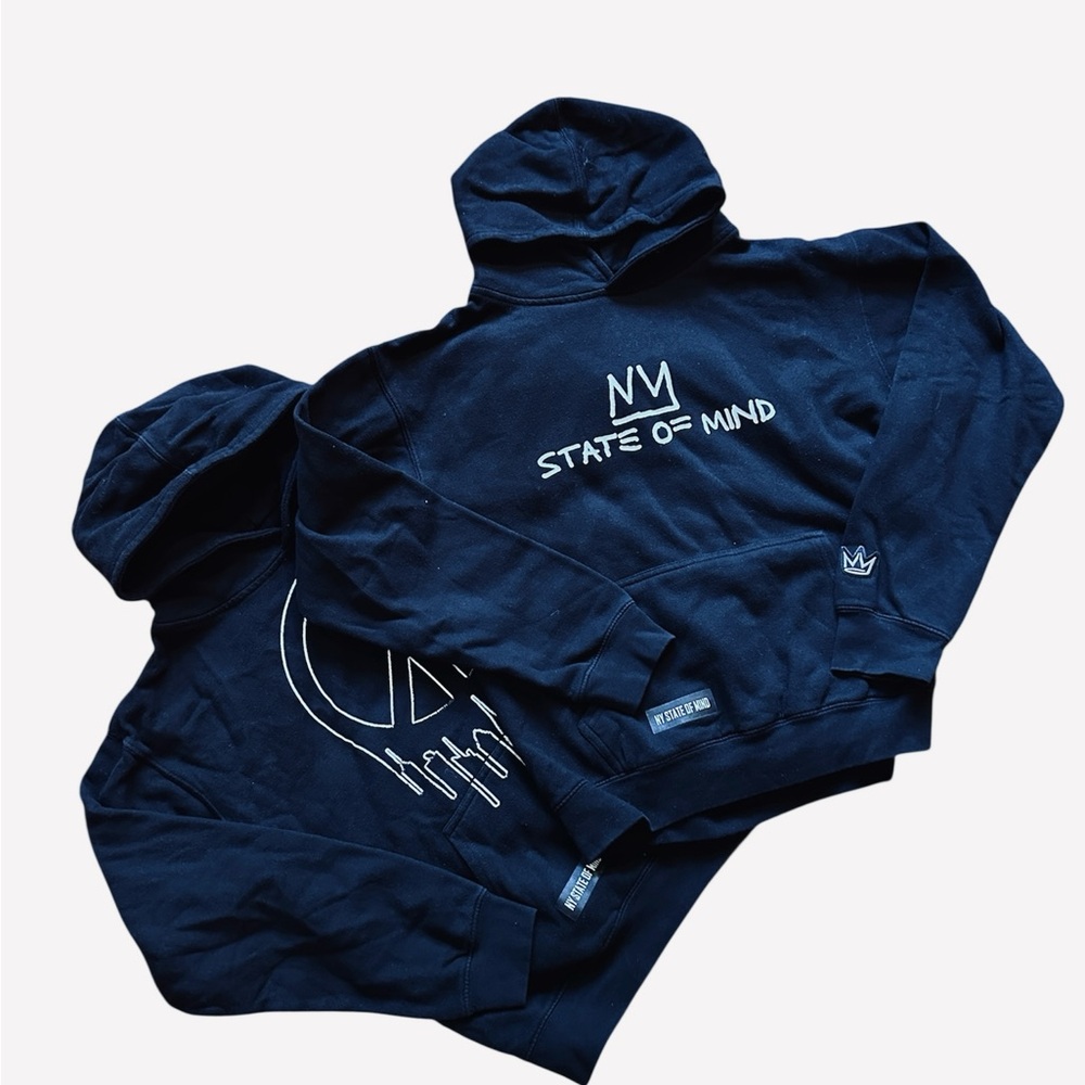 NY State of Mind Black Hoodies- kids XL